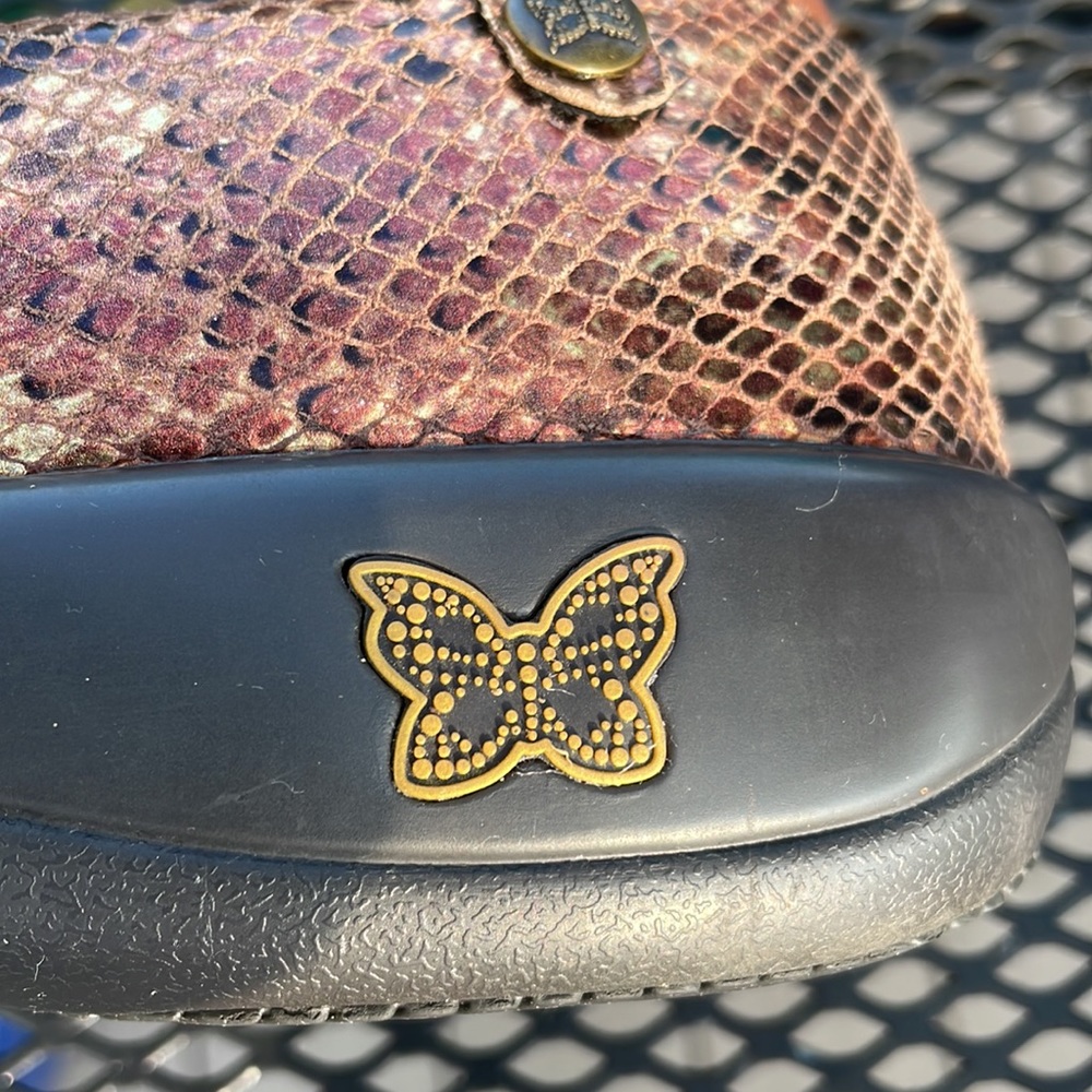 Alegria copper ‘snakeskin’ shoes - Picture 4 of 7